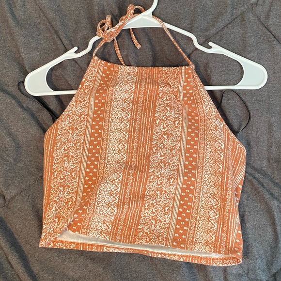 FOREVER 21 Patterned Halter Top - Picture 1 of 5